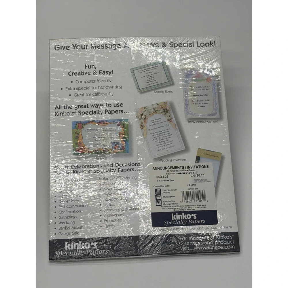 Kinkos kinko specialty